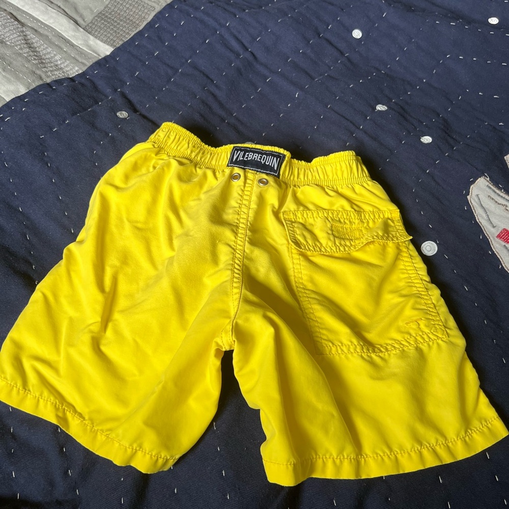 Vilebrequin swim trunks yellow size 8